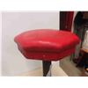 Image 8 : 2 Antique Cast Base Swivel Top Café Stools 21 1/2'' 