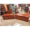 Image 1 : 2 Dressers 4 Drawer 21 1/2'' x 50'' x 18'' 