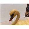 Image 2 : Country Accent Wood Carved Swan with Signature 18 1/2'' x 