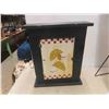 Image 2 : Medicine Cabinet 21 1/2'' x 18'' x 5'' , Welcome Sign 45'' x 11 1/2'' 