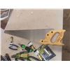 Image 2 : Drill Bits, Tape Measure, Saw, Vice Grips, Clamp, Cutter