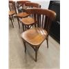 Image 2 : 4 Wood Kitchen Chairs Matching 