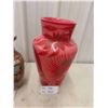Image 2 : 5 Vases Brass & Porcelain - Largest is 15'' Tall 