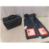 Image 1 : Vintage Samsonite Hard Travel Carry On , Homemade Denim