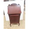 Image 1 : Mahogany Music Stand with a Small Drop Down Desk 42'' x 