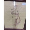 Image 2 : Nude Drawing of a Woman by California Artist Barbara  