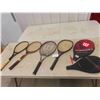Image 1 : 4 Tennis Rackets : Wilson, Venture, System 20