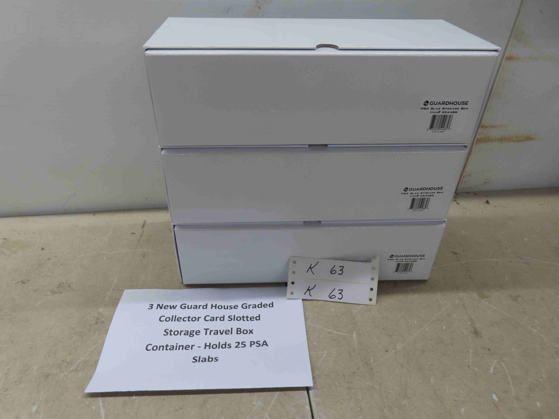 slotted graded card box Bcw Slotted Card Box 3-Pack BCW Slotted Graded Card Boxes