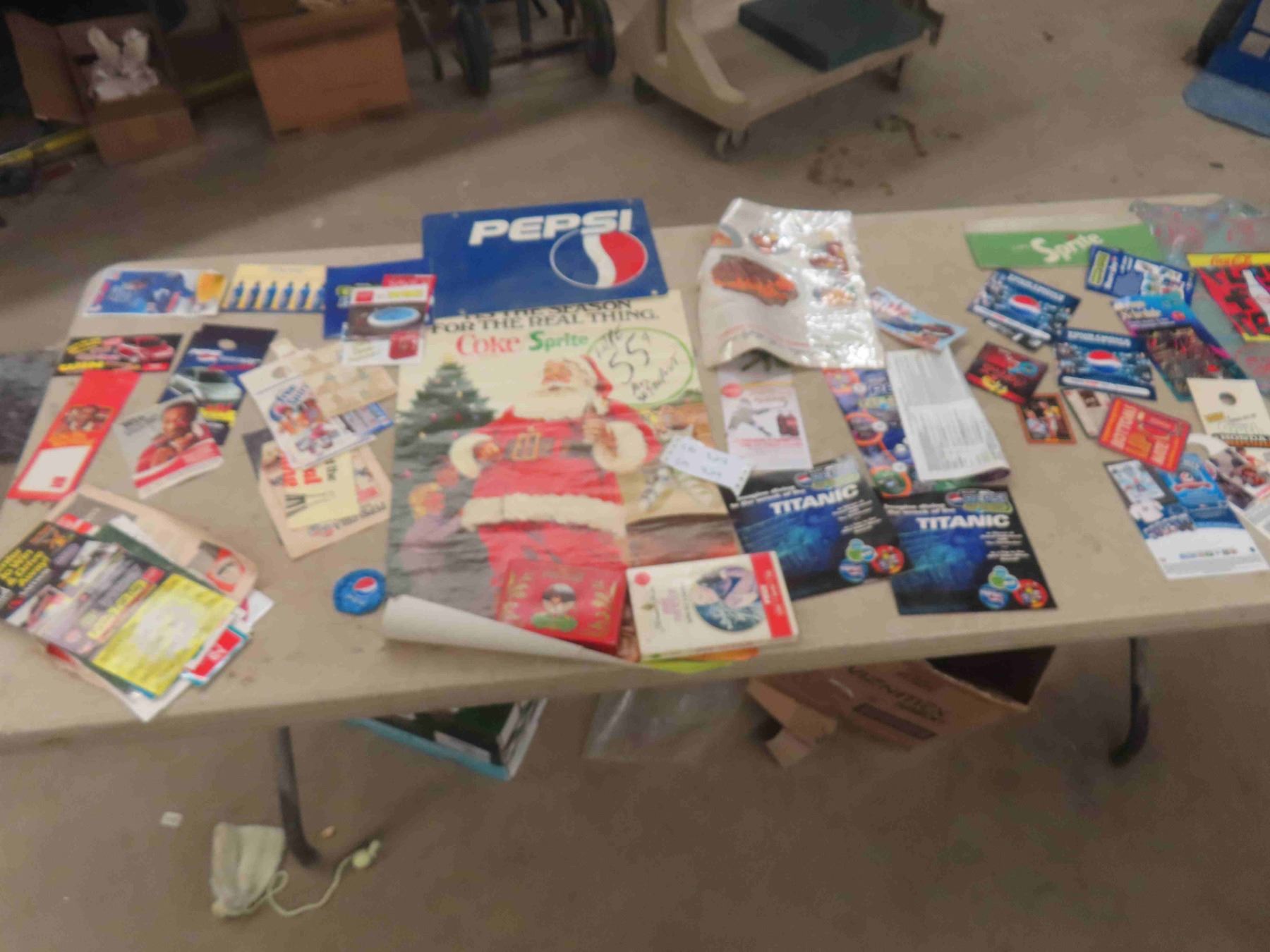 Paper Cups, Signs, Promotions, Sprite Hat