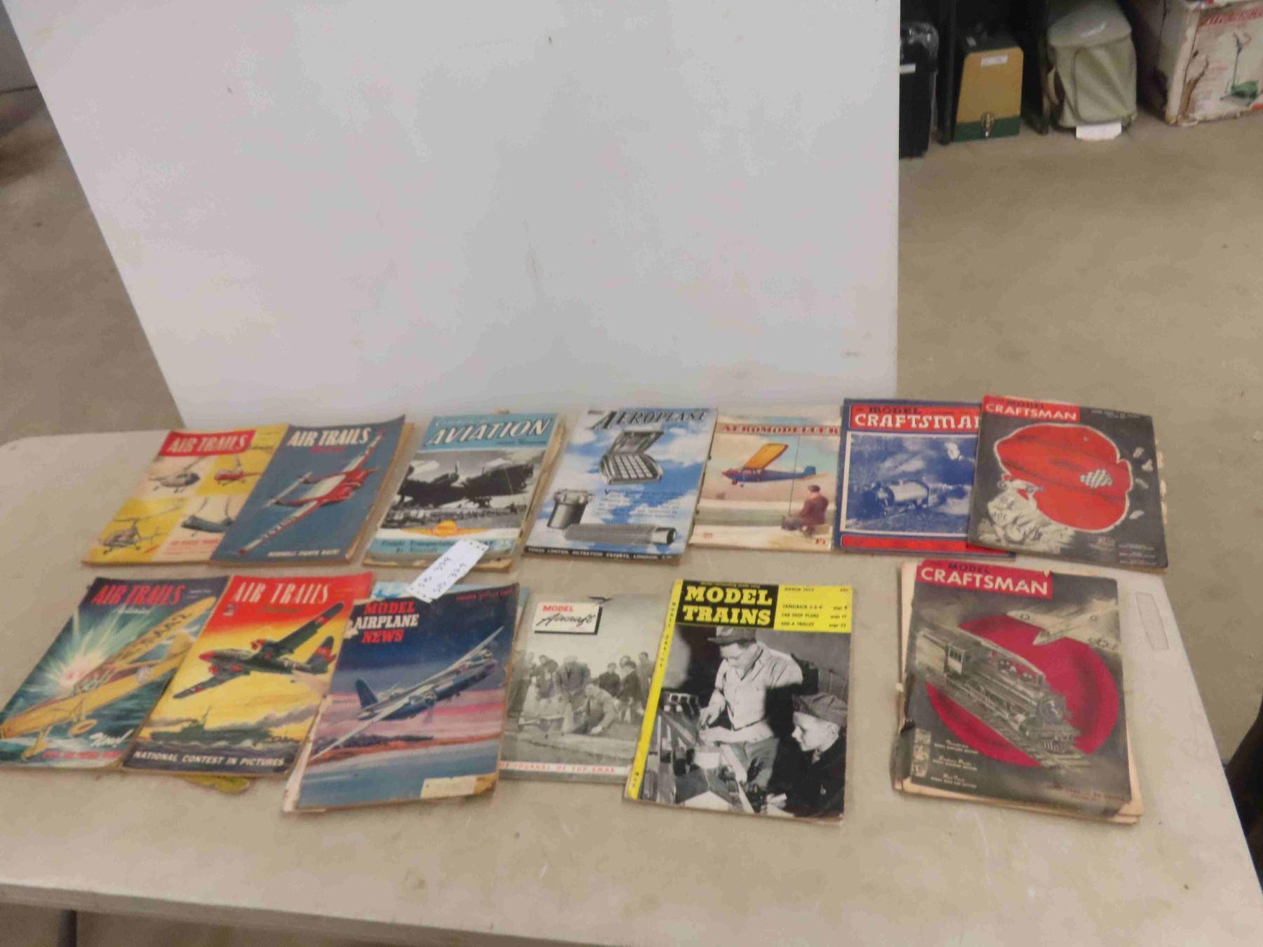 Used Magazines Old Magazines 1940s & 50s : Model Trains, Model Airplane, - McSherry ...