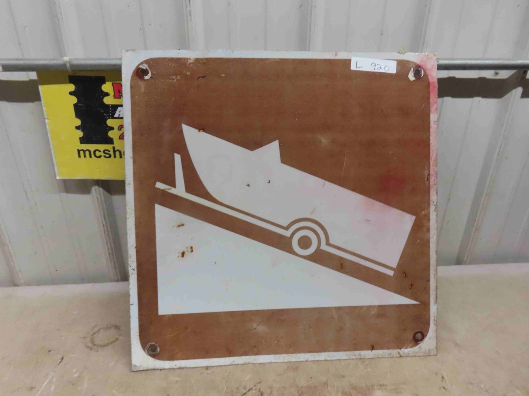 Boat Loading Sign Boat Loading Dock Sign Metal 24'' x 24'' Great Cottage Signage