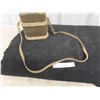 Image 4 : WWII Military Canteen. Green Felt Covering with Blue