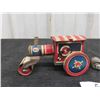 Image 2 : 2 Antique Tin Penny Toys. Steam Rollers. These are 