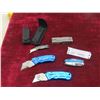 Image 1 : (2) Mastercraft Folding Utililty Knives, Husky Folding Utility