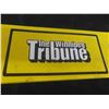 Image 2 : Winnipeg Tribune Metal Sign 4 1/2'' x 21 1/2'' 