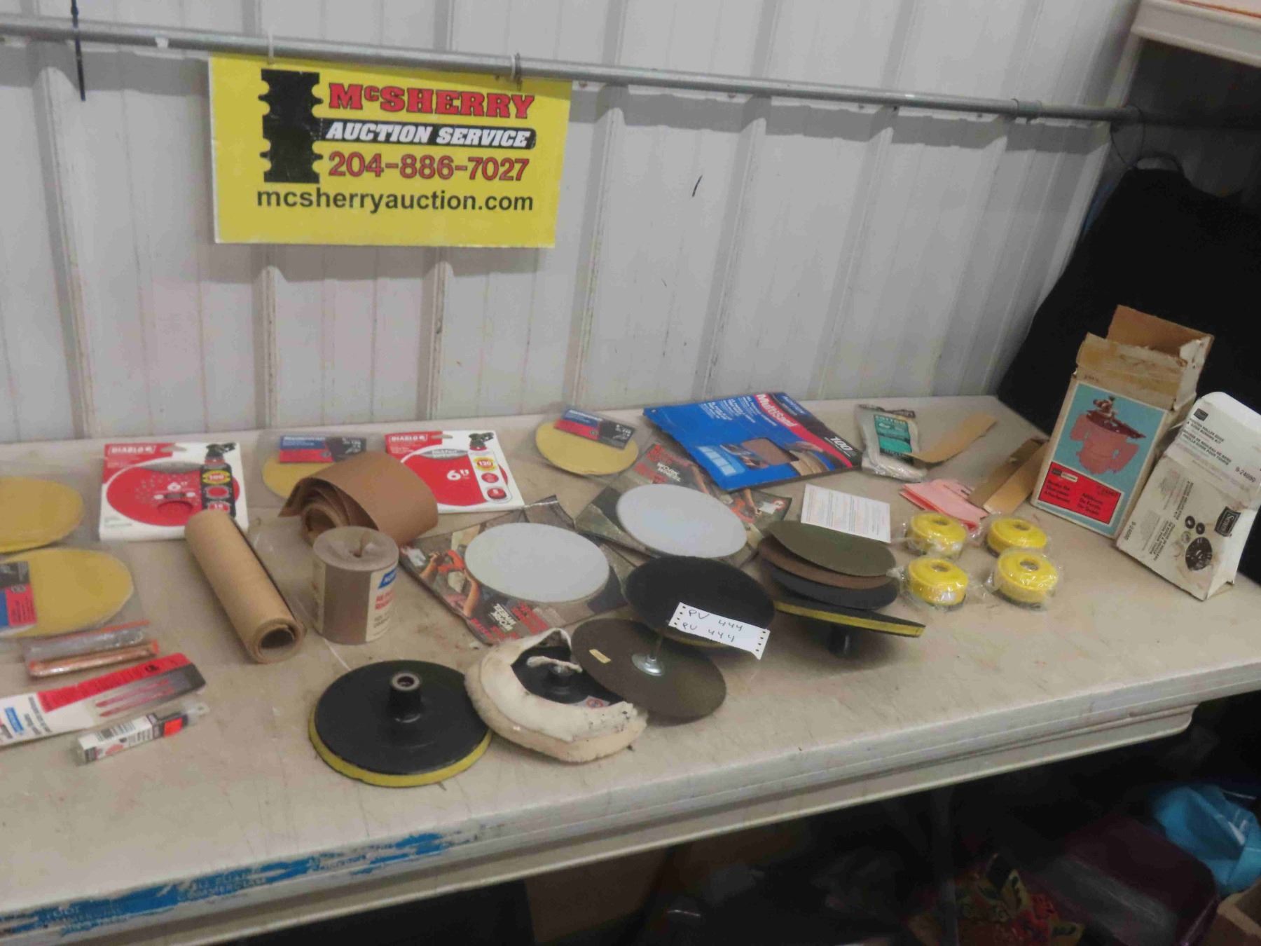 Router Bit Sharpener and Guide , Various Sand Papers