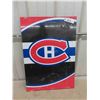 Image 1 : Montreal Canadiens Metal Sign 18 1/2'' x 27'' 