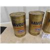 Image 2 : 3 Havoline Texaco Quart Motor Oil Cans All with 