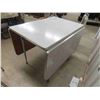 Image 8 : Retro Kitchen Table with Drop Leaf & 2 Chairs (Small