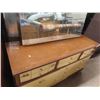 Image 8 : 2 MCM Dressers : 32 1/2'' x 56 1/2'' x 19 1/2'' Plus Mirror