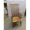Image 1 : Vintage Oak High Back Chair 