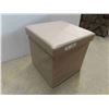 Image 2 : Ottoman with Top Lid for Storage 15''x  15''x  