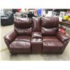 Image 1 : Leather/Leather Style Power Theatre Reclining 