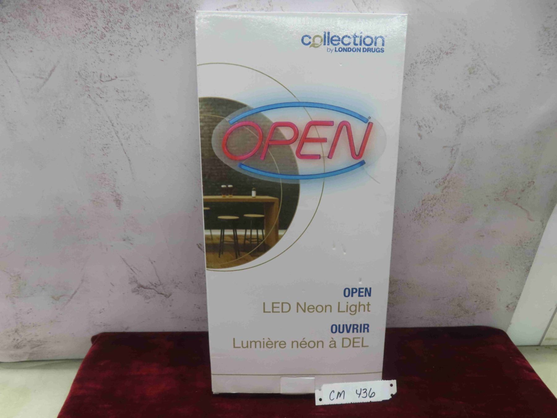 Animated LED Neon Open Sign – Multi-Color J10 Light For Shop Window Or Decor
