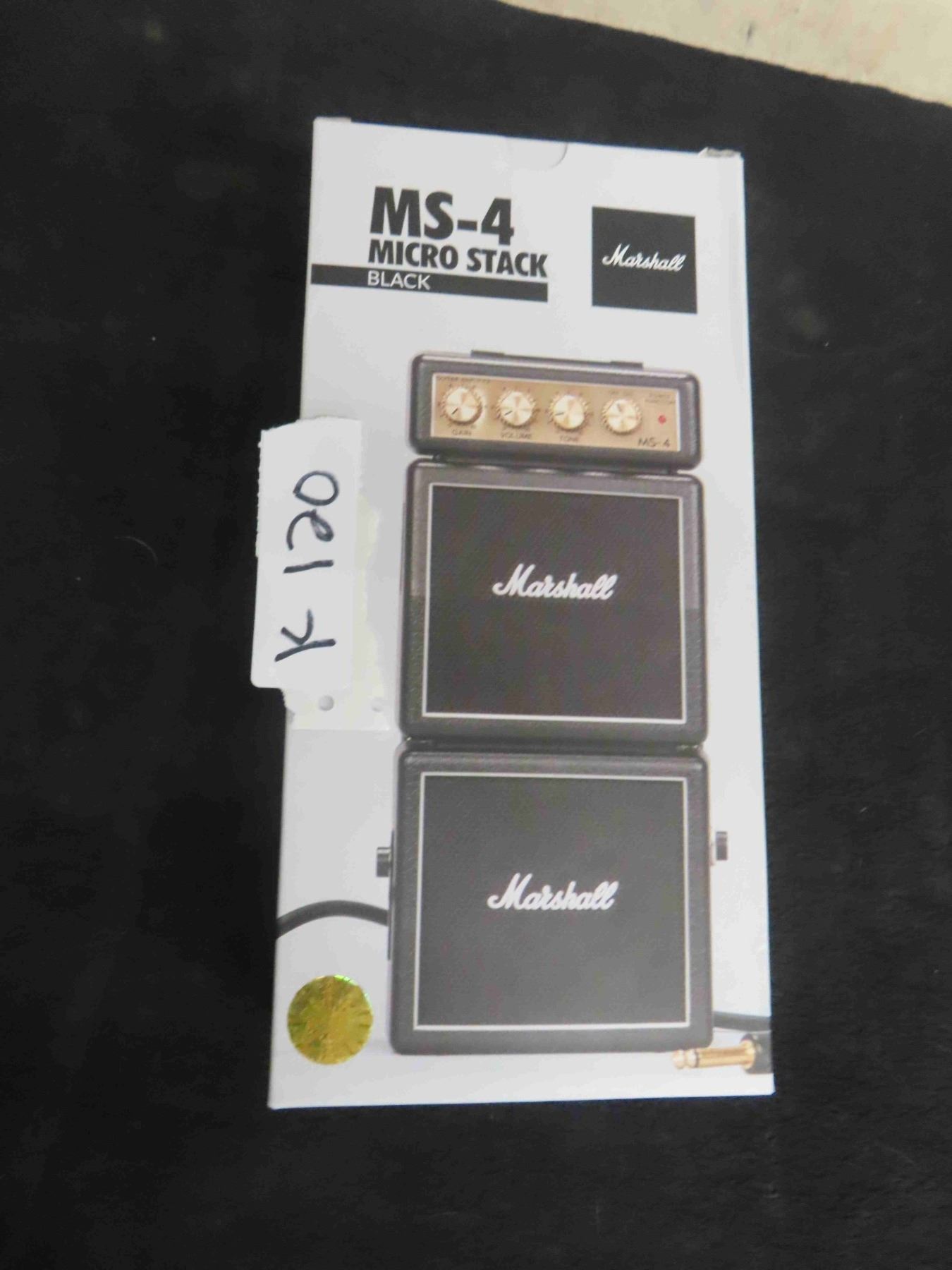 New Marshall MS-4 Micro Stack Guitar Amp 1 Watt - McSherry Auction ...