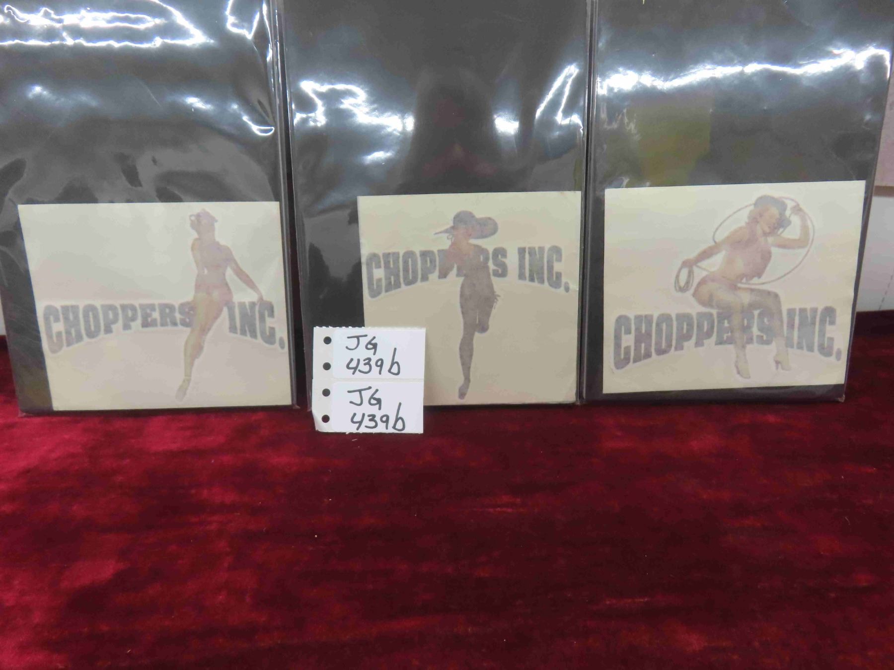 Pin Up Chopper 3 Pin Up Girls 'Choppers Inc' Decals