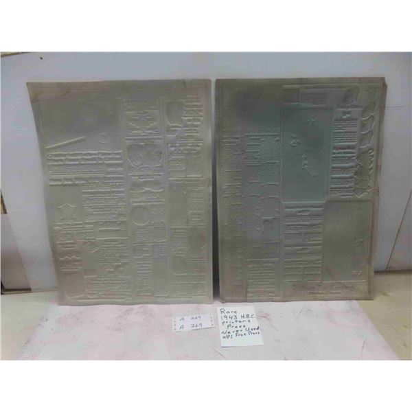 Rare 1943 HBC Printers Press Winnipeg Free Press 