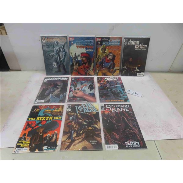 10 Comics : Tonto, Caption Action, The Sixth Gun 