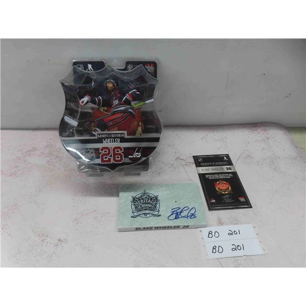 Blake Wheeler Autographed Winnipeg Jets Heritage Classic 