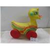 Image 1 : Vintage Regal Plastic Duck Blow Mold Ride on Toy 17'' Tall x 
