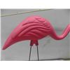 Image 3 : Vintage Pink Flamingo Blow Mold Lawn Ornament. Transconas 