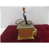 Image 3 : Antique Coffee Grinder Wood/Cast Iron Construction. Works! 