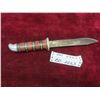 Image 1 : Antique Hunting Knife with Unusual Layered Handle 13'' 