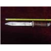 Image 2 : Antique Hunting Knife with Unusual Layered Handle 13'' 