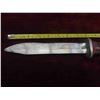 Image 3 : Antique Hunting Knife with Unusual Layered Handle 13'' 
