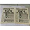 Image 10 : c1971 Lot of Elvis Presley Death Covers Newspapers. 