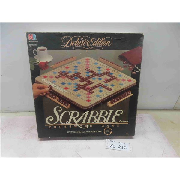 Vintage Milton Bradley Deluxe Edition Scrabble in Original