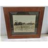 Image 2 : 2 Antique Matted/Framed Farming Photo, Shows Case Farm 