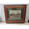 Image 4 : 2 Antique Matted/Framed Farming Photo, Shows Case Farm 