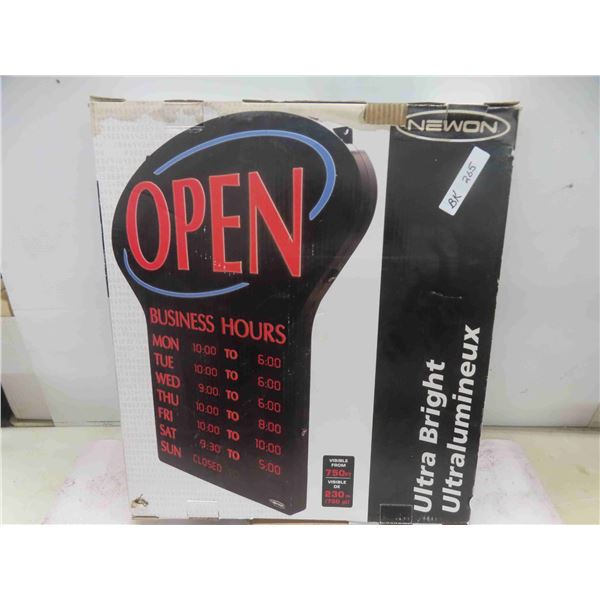 Light Up Open Sign 