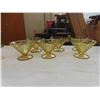 Image 6 : 40 Pieces Amber Depression Table Ware 