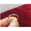 Image 4 : 10k Gold + Diamond Ring Size 7 Total Weight 0.9 