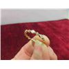 Image 7 : 10k Gold + Diamond Ring Size 7 Total Weight 0.9 