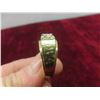 Image 5 : 10k Gold + Diamond Ring Size 10 Total Weight 5.4 