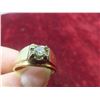 Image 7 : 10k Gold + Diamond Ring Size 10 Total Weight 5.4 