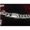 Image 3 : Sterling Silver + Cubic Zirconia 26'' Chain Total Weight 